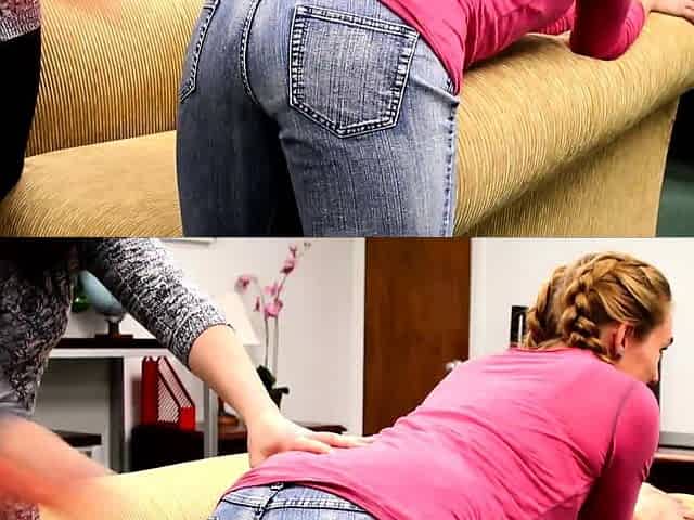 Fetish lesbians spanking time is too awesome