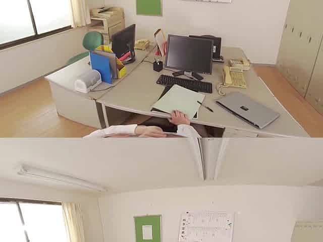 Big Breasted Office Lady in a Late Night Office with Her Pushy Boss Risky Hush - 1