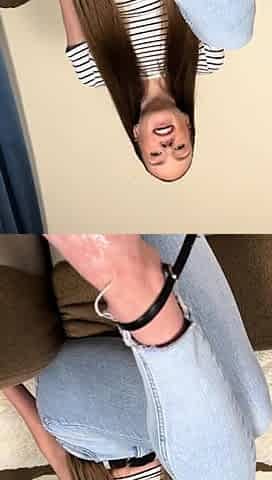 Flexible foot fetish masturbating with feet and hands