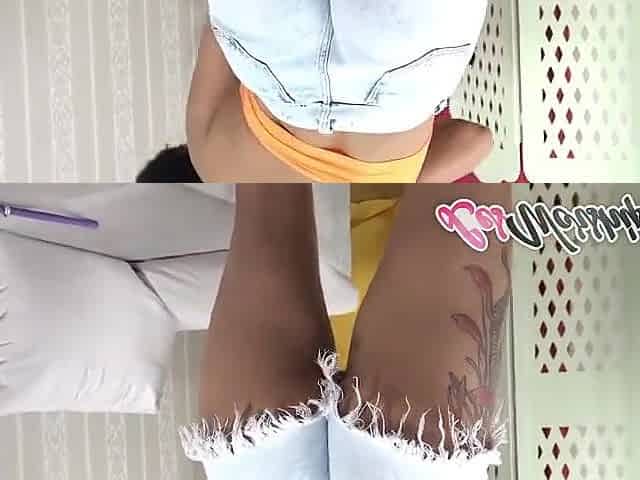 Latina Bends Over So Lesbian Ebony Can Lick Her Ass