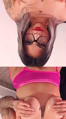 A Very Obedient Colombian Secretary Helps Her Boss Relax