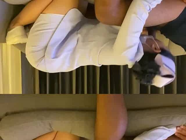 Nurse with a very glamorous and large snatch. Her twat is moist and the picture is very clear.