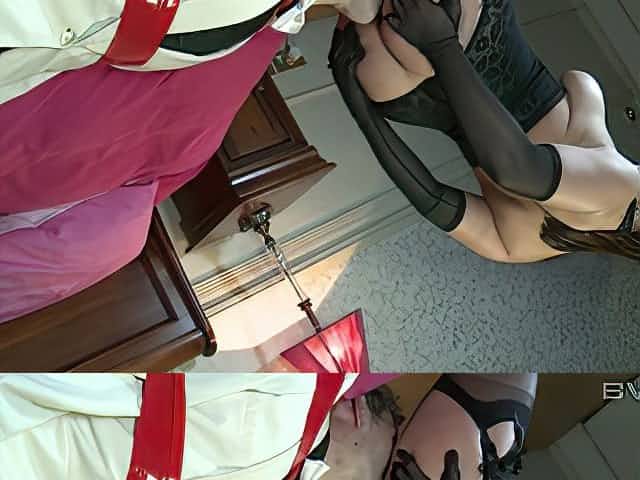 French dominatrix Liza Del Sierra sits on dude's face and make shim lick hungry hole