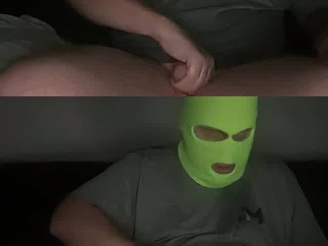 Jerking off & Sucking & Deepthroating a 7 inch & a 9 inch couple of ebony weenie dildos
