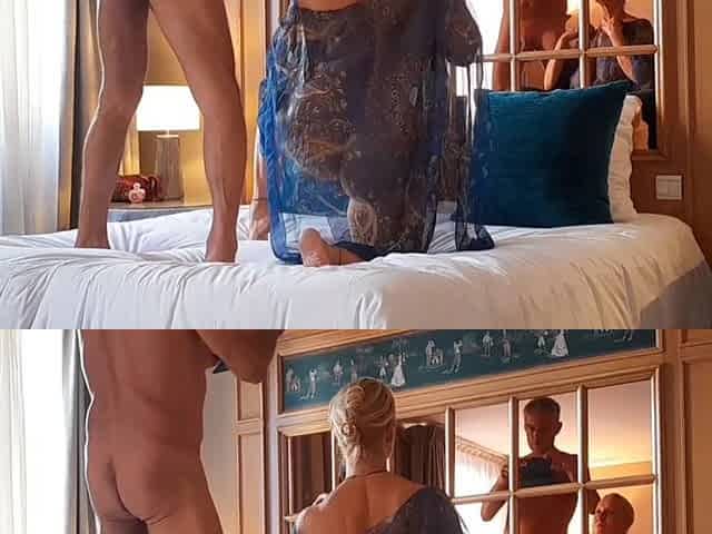 Amateur Blonde Mature Wife Enjoys Sex After Walk