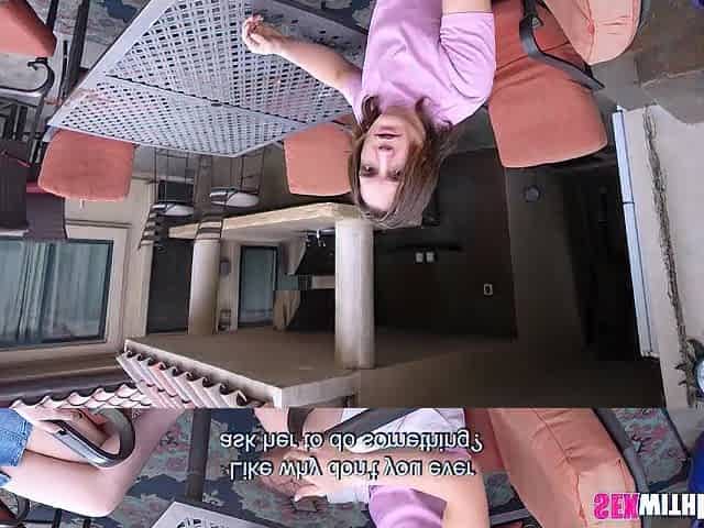 Sexy Blond Tiny Stepsis Screws Step Bro Who Was Scared Of GETTING CAUGHT