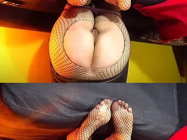 Culo gordo, Pies chiquitos, caricias grandes - ella se entrega y el la adora - pareja real