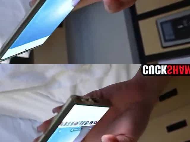 Wife brings BBC bull to hotel room & screws him ifo cuck hubby