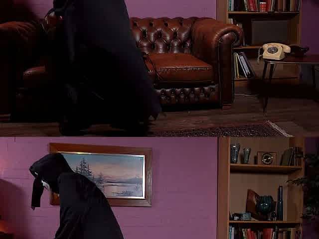 Creepy Stalker Surprise: Blow & Screw
