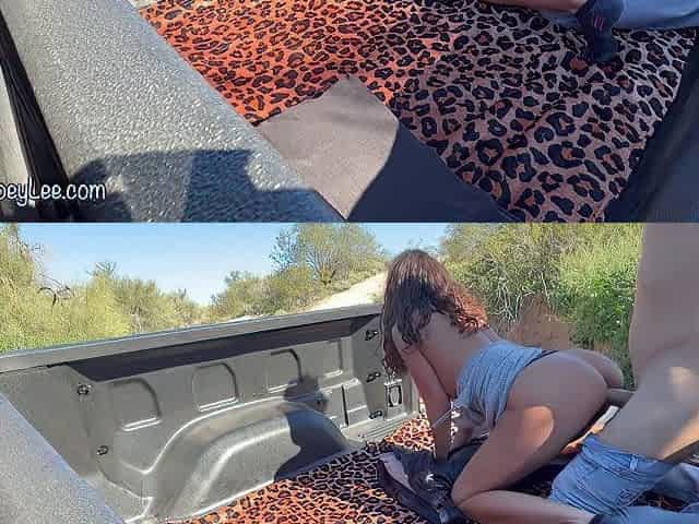 Caught By The Cops Fucking In The Truck Bed - Then Squirted So Fucking Much - Mav