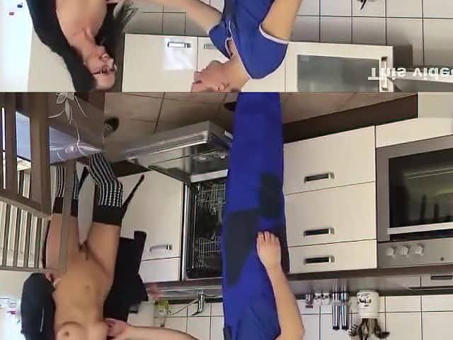 German Anorexic MILF Stella Star Seduce to Fuck by Repairman