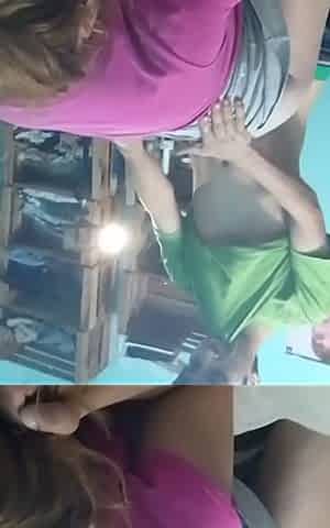 I Suck His Ass, I Fuck Him Doggy Style While I Record with a Cell Phone