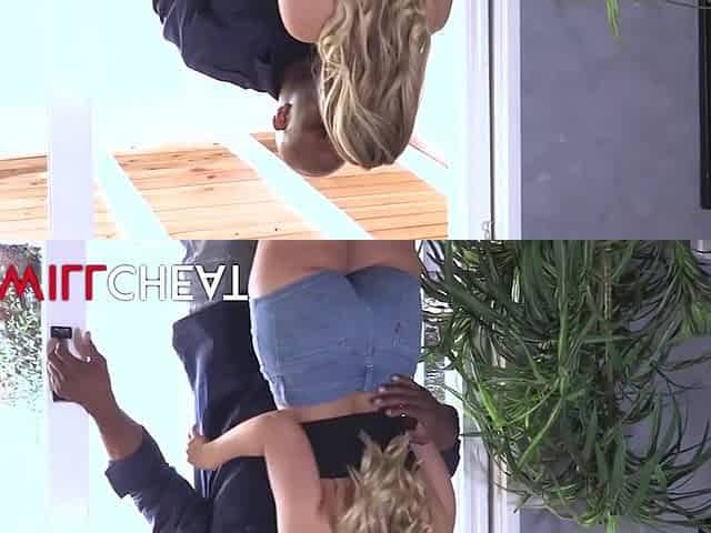 THAT BABE WILL CHEAT - AJ Applegate Invites Over A Real Dude And Makes Her Spouse See Each Second