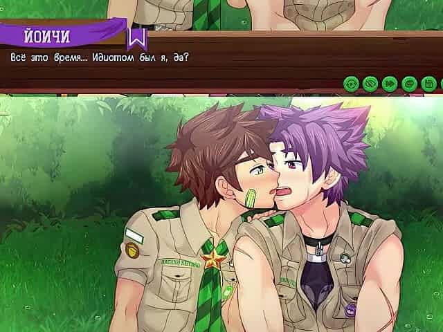 Scene 10 - Yoichi screwed Keitaro, confessing his love for him (russian voice)