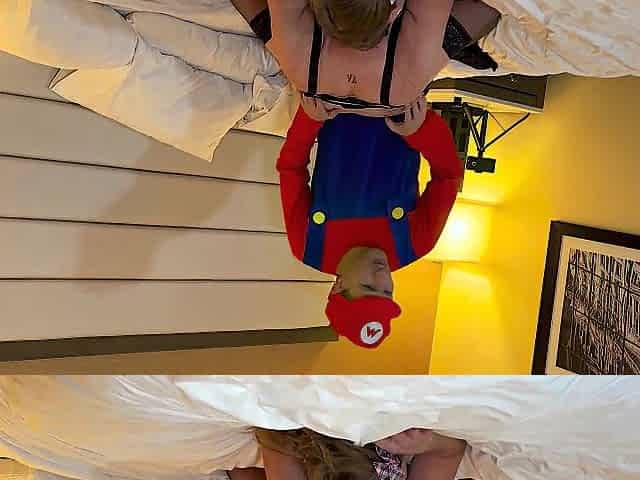 Mario Hops Into Sissy Twat