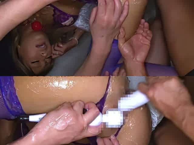 Cute amateur asian web cam girl playing with her toy