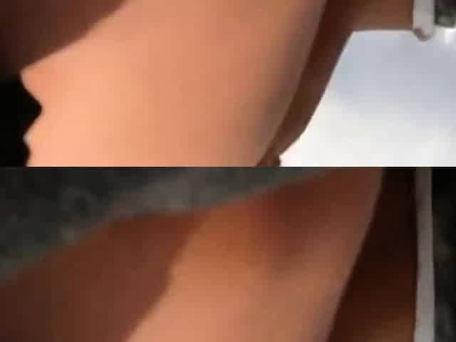 French Brunette Outdoor Orgasm Caught on Webcam