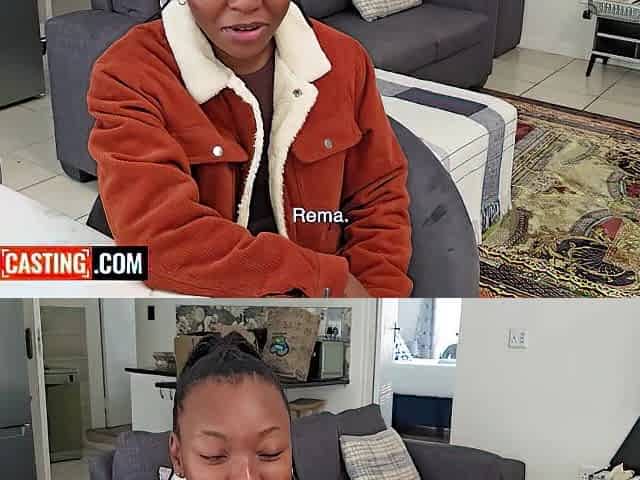 Super Constricted Snatch Black RAILED COARSE In Amateur Interracial Casting