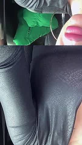 I Asked the Taxi Driver to Stop, Took a Blowjob Selfie, and Got a Lot of Cum