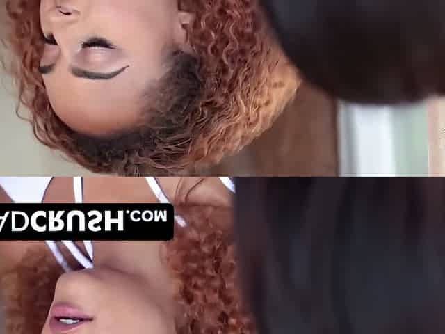 Blonde Teen 18+ And Her Ebony Best Friend Make A Naughty Deal, Swapping Their Hung Stepdads
