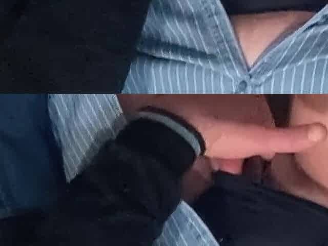 Old Guy Perv Fingered Twat in Subway