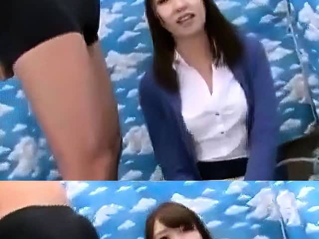 Amateur Asian Chicks Squat To Show Their Panties Off