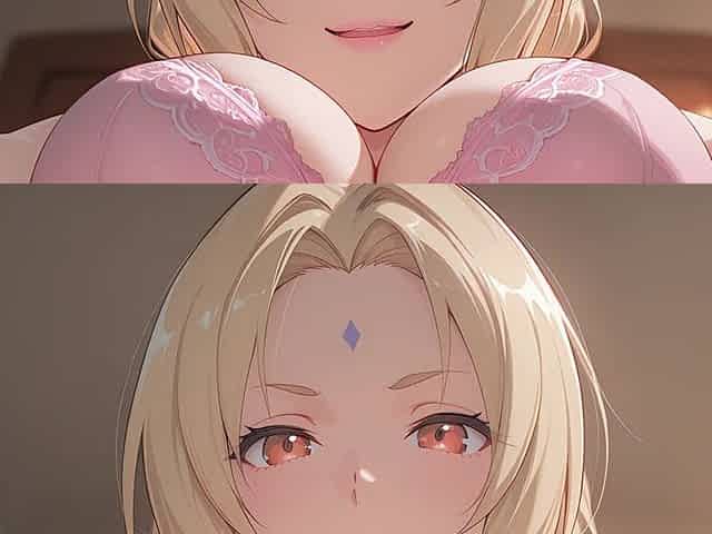 Stepmother Tsunade Accidentally Saw Her Stepson's Huge Penis and Couldn't Resist. Tsunade Cosplay in Hentai Style