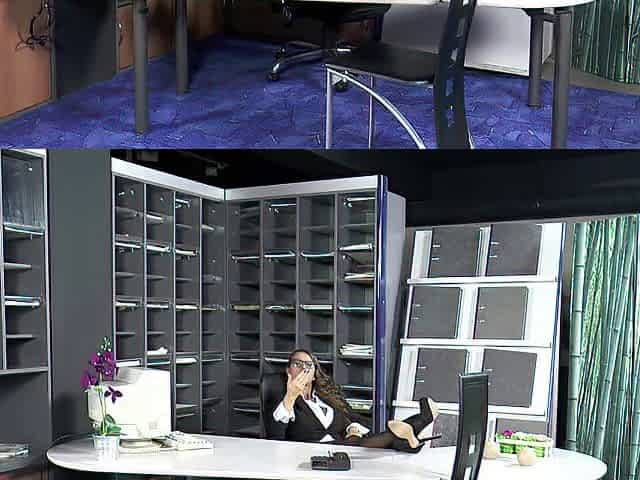 Bombshell secretary mother I'd like to fuck enjoying in anal fuck