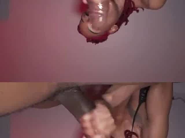 Black Beauty Takes All Of The Monster Cock