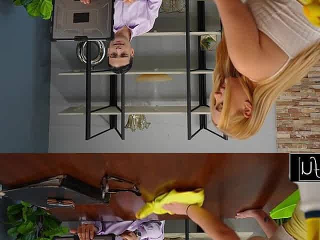 Pretty Large Tit Blond Abode Cleaner Zoey Uso, "I Can Aid U Unfathomable Clean Your Weenie" - S23:E1