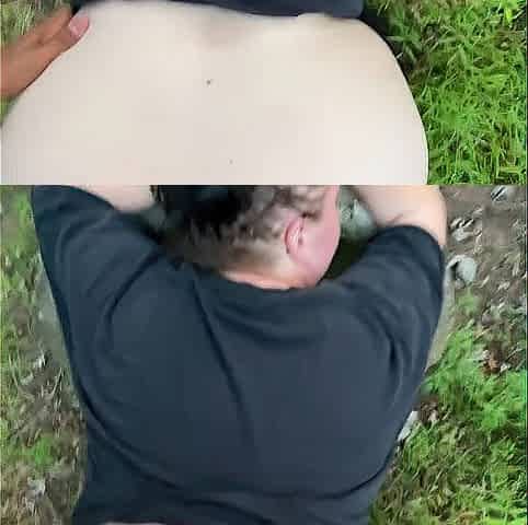 Some other creampie in the woods for step sis