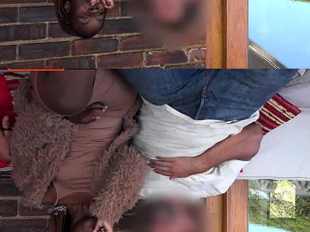 Amateur Big Tits Black Babe Riding BWC