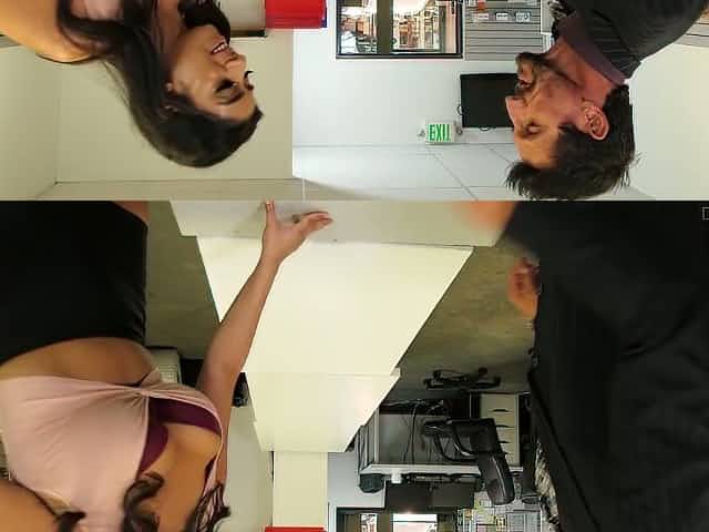 Office whore Violet Myers gets intimate with co-worker right on the table
