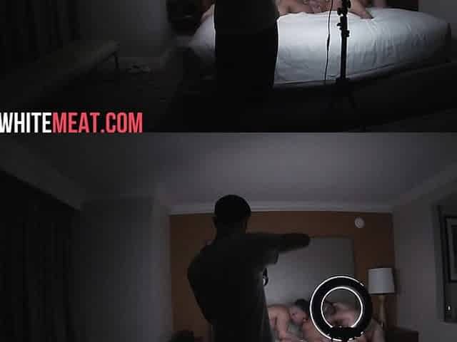 Brazilian MILF Double Stuffed by White Dicks Bts