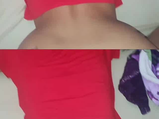 I fuck my girlfriend with huge ass in doggystyle postion and cum on her ass