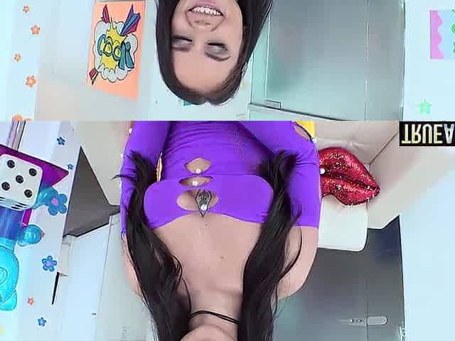 Hawt and lewd brunette hair wishes her butt banged and creampied