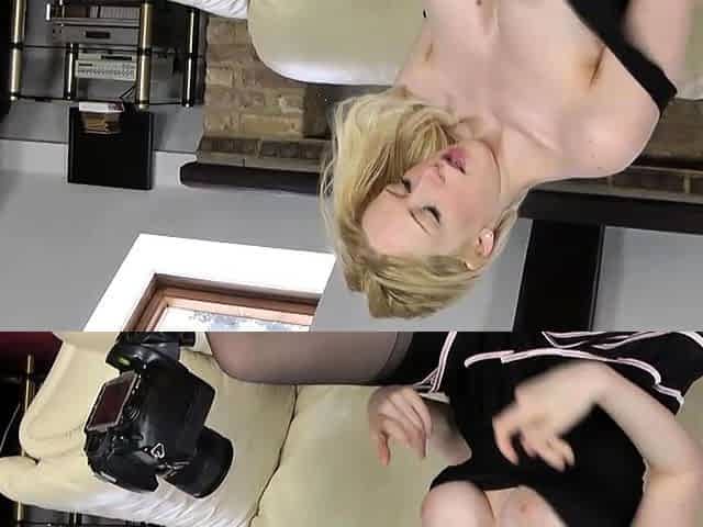 Beautiful blonde nanny and big boobed blonde MILF get pumped