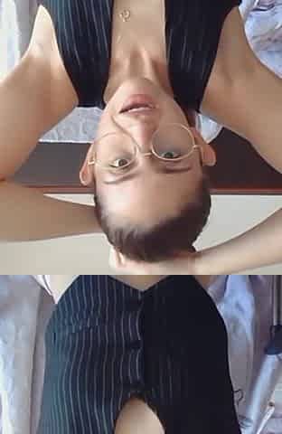 Fetish Black Panty Nylon Encasement Face During My Live Show