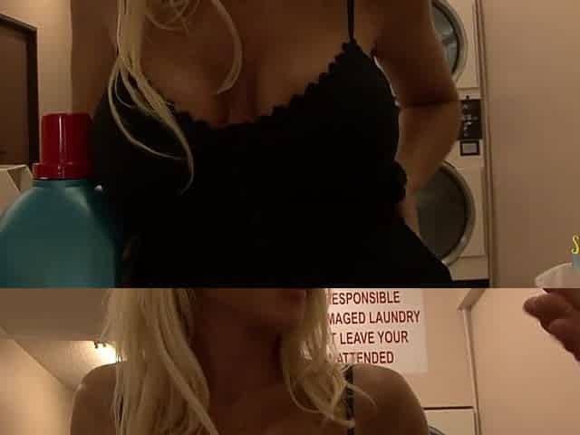 "Large breasts golden-haired is banging hard in a doggy "