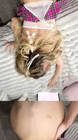 Bluebxbyyy Petite Gets Hot Cumshot In Miniskirt Onlyfans