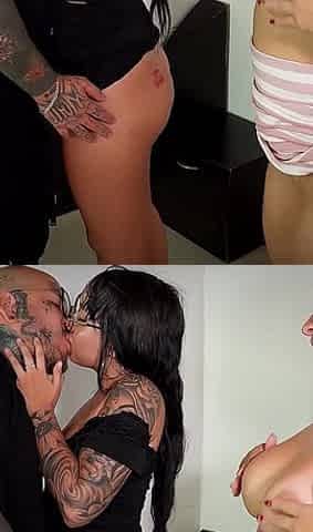 Perfect Ass MILF Makes Me Cuckold with My Horny Stepdaughter Who Ends up Sharing My Milk