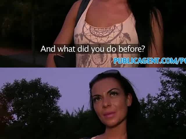 PublicAgent Fit honey sucks and bangs to get on tv