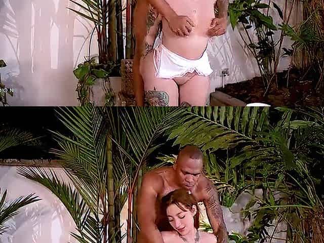 Pair has coarse, public sex in front of their cuckolded, voyeuristic neighbour - Brandon Cruz & Devil Khloe