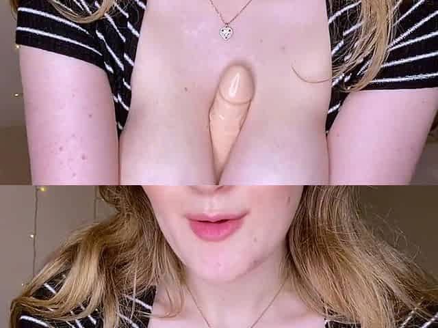 Big tit MILF loves to show off her big boobs