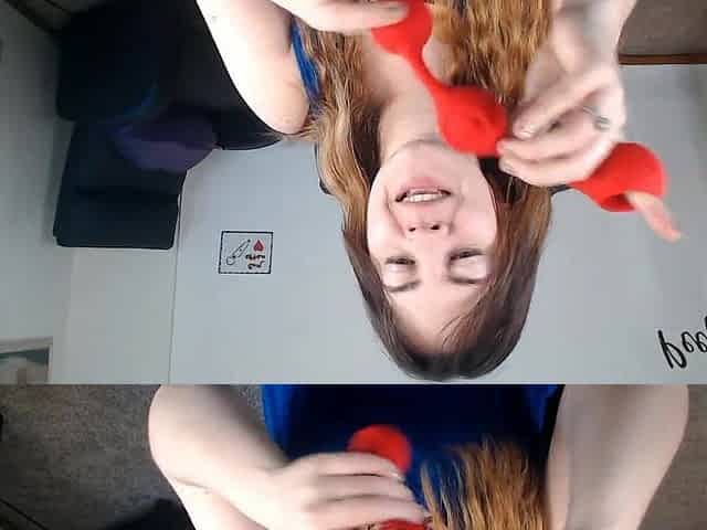 Doc Johnson Kinky Red Weighted Anal beads
