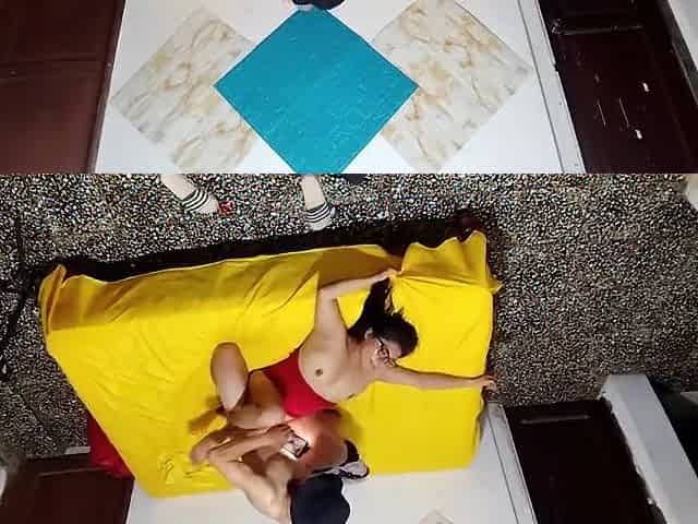Immoral granddad films homemade porn with a slutty, breasty older woman