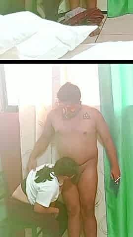 Inexperienced Young Girl Sucking Cock for the First Time