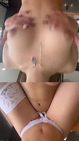 Teen Latin chick gf rides dong pov in underware