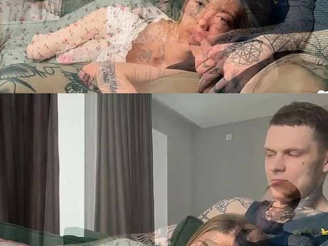 Blonde Tattooed Girl Gets Rough Couch Fuck