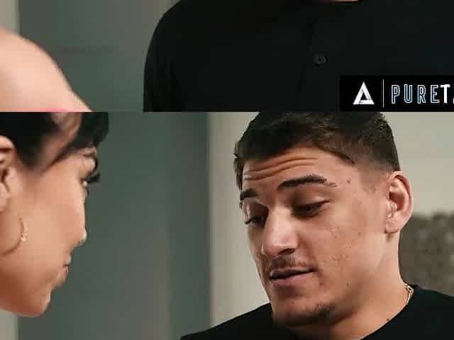 PURE TABOO Irritated Divorced Little Puck Seduces Bad-Mouthing Acquaintances Stepson As Payback